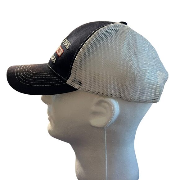 Hershey Park Pennsylvania EST 1907 Navy Blue W/White Mesh Back Embroidered - Picture 4 of 7